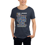 Take Over The World Men's Raw Neck Tee