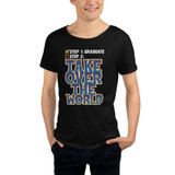 Take Over The World Men's Raw Neck Tee