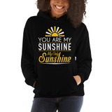 My Only Sunshine Sun Quote Graphic Unisex Hooded Sweatshirt Men/Women