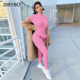 Turtleneck Skinny Jumpsuit