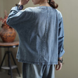 Korean Style Vintage Denim Jacket