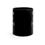 Born of a Jackal 666 black coffee mug 11oz