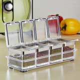 4Pcs/Set Acrylic Kitchen Seasoning Box Spice Jar