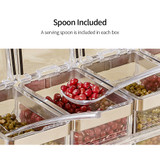4Pcs/Set Acrylic Kitchen Seasoning Box Spice Jar
