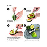 Stainless Steel 2 in 1 Avocado Slicer