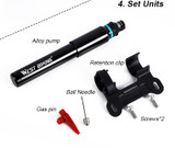 Bicycle Pump Portable  150PSI Presta/Schrader Road MTB Mountain Bike Pump Cycling Inflator Hand Pump For Bicycle