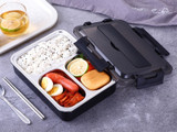 Lunch Box Stainless Steel With Spoon Leak-proof Lunch Bento Boxes Dinnerware Set Microwave Adult Children Food Container