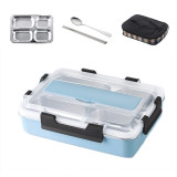 Lunch Box Stainless Steel With Spoon Leak-proof Lunch Bento Boxes Dinnerware Set Microwave Adult Children Food Container