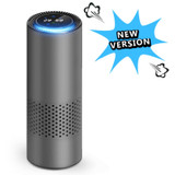 Air Purifier with HEPA Filter Fresh Air Anion Car Air Purifier Infrared Sensor Air Cleaner best for Car Home Office Gray
