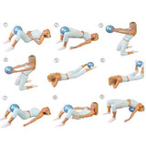 Yoga Ball 15-22cm fitball Exercise Gymnastic Fitness Pilates Ball Balance Gym Fitness Yoga