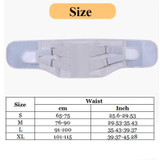 Lumbar Back Brace Belt Tourmaline Self-heating Magnetic Widen Waist Belt Steel Bone With 3pcs Pad