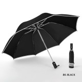 Brella 2.0™ Automatic Reverse Umbrella - 1 Click Open & Close, Windproof Fiberglass Ribs, Nighttime Reflective Strip