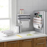 4 in 1 - Kitchen Roll, Paper Towel & Spices Organizer