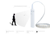 Flexible 2M LED Motion Sensing Nightlight - Under-bed, Baby Crib, Stairway - 2 Minute Simple Install