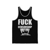 Fuck Censorship Unisex Jersey Tank