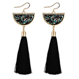 Basin and Tassel Earrings