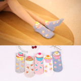 5 pairs Women  Ankle Socks