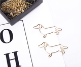 Dachshund Paper Clips