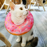 Donut Elizabethan Collar for Cat - Soft Cat Cone E Collar