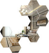 HexaMirror™ Wall Sticker Set (12pc)