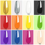 Saviland Gel Paint Kit - Gel Nail Polish Kit 12 Colors