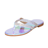 Summer Beach Sandals Crystal Beach Sliders Casual Slippers