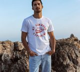 Couple Tops - New Crack Letter Print 100% Cotton O-Neck lover's T-shirt