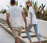 Couple Tops - New Back Print T-Shirt 100% Cotton Tops Fashion Embroidery
