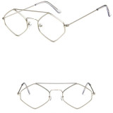 Men's Sunglass - Designer Small Square Colorful Lens Sunglasses