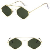 Men's Sunglass - Designer Small Square Colorful Lens Sunglasses