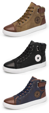 Men's Shoes - New Fashion Canvas Classic Lace-up Casual Shoes