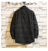 Casual Spring Autumn Plaid  Long Sleeve Streetwear