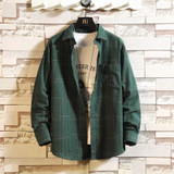 Casual Spring Autumn Plaid  Long Sleeve Streetwear