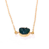 Crystal Charm Natural Gemstone Necklace