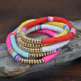 "Destiny" Handmade Clay Bracelet