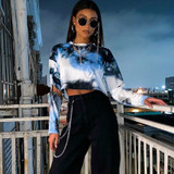 Smoky Crop Long Sleeve Top