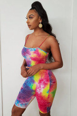 Tie Dye Skinny Rompers
