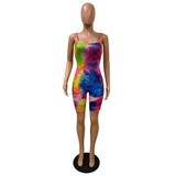 Tie Dye Skinny Rompers