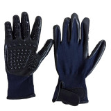 Soft Rubber Grooming Glove For Pet Hair Remover.  Shedding Bathing Massage Brush Clean Comb for Animals