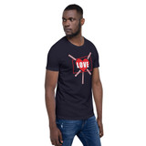 LOVE = 5 KEYS - 45 American Patriot - Premium Short-Sleeve T-Shirt
