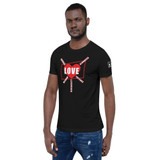 LOVE = 5 KEYS - 45 American Patriot - Premium Short-Sleeve T-Shirt