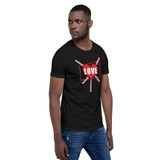 LOVE = 5 KEYS - 45 American Patriot - Premium Short-Sleeve T-Shirt