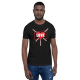 LOVE = 5 KEYS - 45 American Patriot - Premium Short-Sleeve T-Shirt