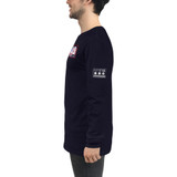 The 45 American Patriot - Premium Men's Long Sleeve Crew Tee
