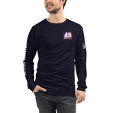 The 45 American Patriot - Premium Men's Long Sleeve Crew Tee