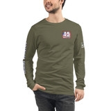 The 45 American Patriot - Premium Men's Long Sleeve Crew Tee