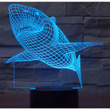 3D LED Shark with 7 Colors