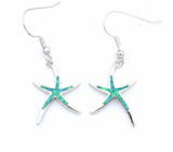 Starfish Fire Opal Earrings