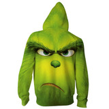 3D Print Grinch Hoodie Pullover Unisex Casual Hoodie