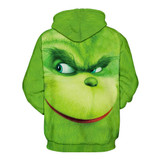 3D Print Grinch Hoodie Pullover Unisex Casual Hoodie